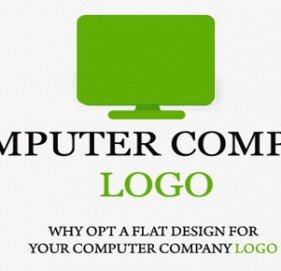 Why Opt A Flat Design For Your Computer Company Logo