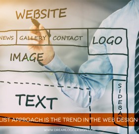Minimalist Approach is the trend in the Web design world